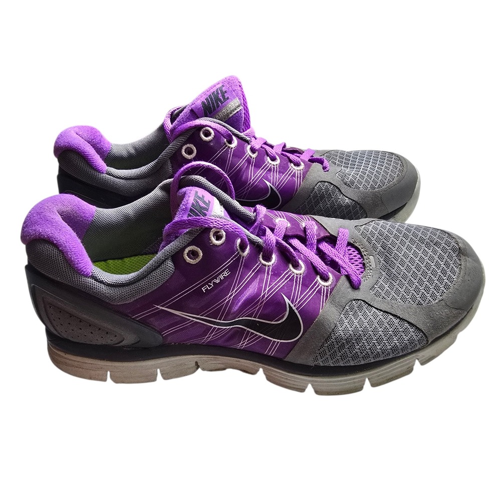 Nike Lunarglide 2 Womens Purple Grey Running‎ Shoes 407647-050 Size 9.5